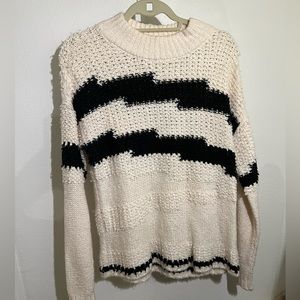 Black & White 1 STATE Knit Sweater - Size Medium